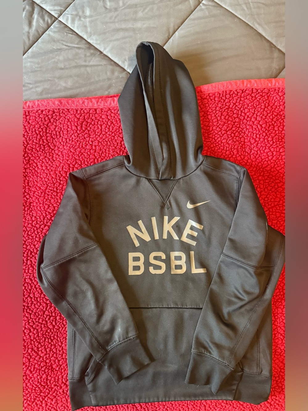Nike BSBL Black Fleece Pullover Hoodie | Size M